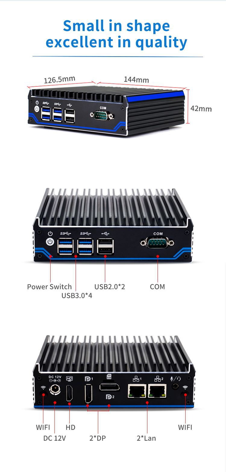 Fanless Mini Pc