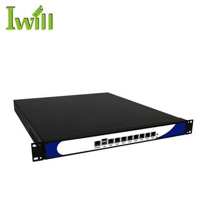 1U 19 pouces Rackmount Network Appling