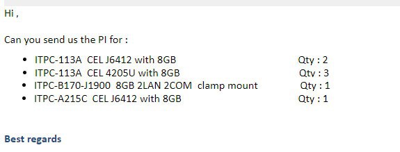 J6412 Panel PC J6412 Panel PC